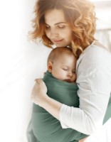 Слинг для новорожденных Moni Cherish Dark Green (MT.223401) фото №2 — интернет-магазин Desire.md