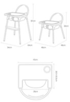 Стульчик для кормления 4Play AT37 White фото №3 — интернет-магазин Desire.md