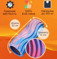 Role pentru masaj 4Play AT8 33x14cm Pink Blue imaginea #2 — magazin online Desire.md