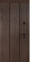 Uşă de exterior Булат Ультра 547/251 Dark Oak Dorato/Rustic Avignon Blanc 850mm Right Interior