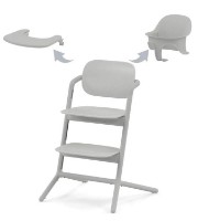 Scaun de masa Cybex Lemo Set 3in1 Suede Grey (521003179) imaginea #3 — magazin online Desire.md