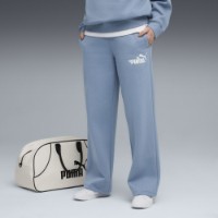 Женские спортивные штаны Puma Ess Nature 2.0 Comfort Logo Straight FL Op Cool Blue, s.M фото №2 — интернет-магазин Desire.md