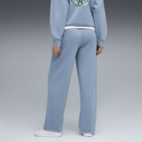 Женские спортивные штаны Puma Ess Nature 2.0 Comfort Logo Straight FL Op Cool Blue, s.XL фото №3 — интернет-магазин Desire.md