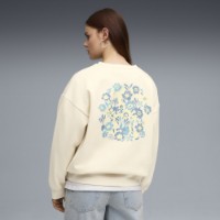 Hanorac damă Puma Ess Nature 2.0 Oversized Crew Fl Alpine Snow, s.XL imaginea #3 — magazin online Desire.md