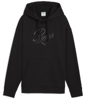 Женская толстовка Puma Ess Script Comfort Fl Puma Black, s.XS