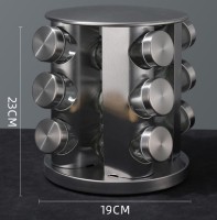 Набор для специй 4Life Spice Carousel AT27 Silver фото №3 — интернет-магазин Desire.md