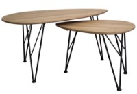 Set măsuţe cafea Deco Anais CT-2010 2pcs Oak Sonoma (MCANS-LJG-SNM) imaginea #1 — magazin online Desire.md