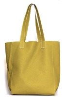 Geantă Pensees Shoppo Muștar