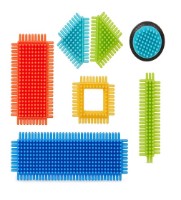 Set de construcție Battat Bristle Blocks 36pcs (BT3099Z) imaginea #9 — magazin online Desire.md