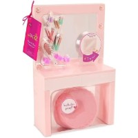 Masa de machiaj Battat Pink Vanity Table Playset Our Generation (BD35424Z)