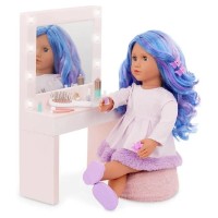 Masa de machiaj Battat Pink Vanity Table Playset Our Generation (BD35424Z) imaginea #4 — magazin online Desire.md