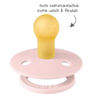 Пустышка BIBS Colour 2 Pack - Haze/Blossom 6+ months (120279) фото №2 — интернет-магазин Desire.md