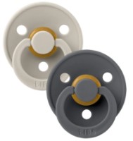 Пустышка BIBS Colour 2 Pack - Sand/Iron 0+ months (110381)