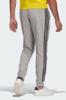 Pantaloni spotivi pentru bărbați Adidas Essentials French Terry Tapered Cuff 3-Stripes Medium Grey Heather/Black, s.XL imaginea #3 — magazin online Desire.md