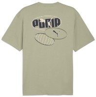 Мужская футболка Puma Ess Logo Lab Relaxed Execution Lux Army, s.M фото №2 — интернет-магазин Desire.md