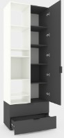 Dulap Nex Home A001L White Snow/Anthracite (NX-00000203) imaginea #2 — magazin online Desire.md