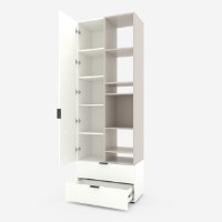 Dulap Nex Home A001R Cashmere/White Snow (NX-00000199) imaginea #2 — magazin online Desire.md