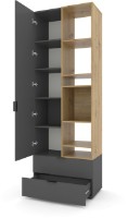 Dulap Nex Home A001R PAL Anthracite/Oak Artisan (NX-00000196) imaginea #2 — magazin online Desire.md