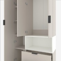 Шкаф Nex Home A002R Cashmere/White Snow (NX-00000206) фото №3 — интернет-магазин Desire.md