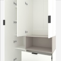 Dulap Nex Home A002R White Snow/Cashmere (NX-00000207) imaginea #2 — magazin online Desire.md