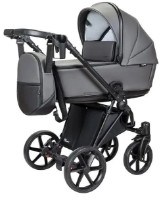 Carucior Angelina Enigma Eco Leather Grey Ecco-11 2in1 (AN.222198) imaginea #1 — magazin online Desire.md