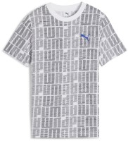 Мужская футболка Puma Ess Logo Lab All-Over Print Puma White, s.XXL