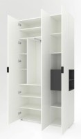 Шкаф Nex Home A015R White Snow/Anthracite (NX-00000221) фото №2 — интернет-магазин Desire.md