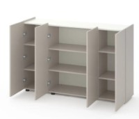 Comodă Nex Home B020 Cashmere/White Snow (NX-00000236) imaginea #2 — magazin online Desire.md