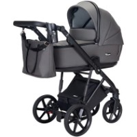 Carucior Angelina Fibi Eco Leather Grey FS-18 2in1 (AN.222195) imaginea #1 — magazin online Desire.md