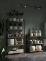 Etajeră Nex Home Loft 1700x800x350mm Anthracite/Oak Artisan (NX-00000180) imaginea #4 — magazin online Desire.md