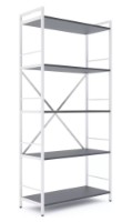 Etajeră Nex Home Loft 1700x800x350mm White/Anthracite (NX-00000179) imaginea #3 — magazin online Desire.md