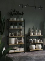 Стеллаж Nex Home Loft 900x800x400mm Anthracite/Oak Artisan (NX-00000168) фото №5 — интернет-магазин Desire.md