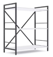 Etajeră Nex Home Loft 900x800x400mm Anthracite/White Snow (NX-00000169) imaginea #2 — magazin online Desire.md