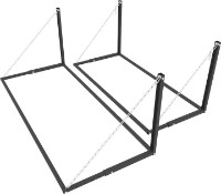 Suport pentru roți Nex 500x1100x550mm (NX-00000081) фото №2 — интернет-магазин Desire.md