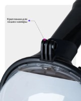 Masca pentru înot 4Play AT52 S-M Black imaginea #7 — magazin online Desire.md