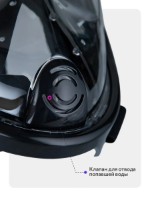 Masca pentru înot 4Play AT52 S-M Black imaginea #8 — magazin online Desire.md