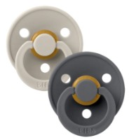 Suzeta BIBS Colour 2 Pack - Sand/Iron 18+ months (130381)