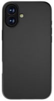 Чехол WOO Case Liquid Silicone iPhone 16 Black (WOOLSCIP16BL)