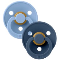 Пустышка BIBS Colour 2 Pack - Sky Blue/Steel Blue 6+ months (120277)