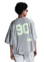 Женская футболка Nike W Nsw Street Ss Gx Jrsy Top Light Smoke Grey/Barely Volt, s.XL фото №2 — интернет-магазин Desire.md