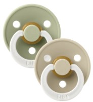 Suzeta BIBS Colour Glow 2 Pack - Sage/Vanilla 6+ months (120409)