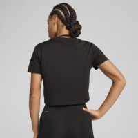 Женская футболка Puma Tad Essential Puma Black, s.XS фото №3 — интернет-магазин Desire.md