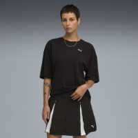 Женская футболка Puma Wardrobe Ess Oversized Puma Black, s.XS фото №2 — интернет-магазин Desire.md