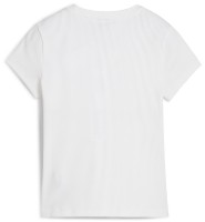 Женская футболка Puma Wardrobe Ess Ribbed Slim Puma White, s.S фото №2 — интернет-магазин Desire.md