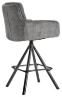 Scaun de bar Deco Maison B2194 Grey (SBMSNA-ERF-GRY) imaginea #4 — magazin online Desire.md