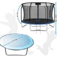 Батут Thunder Elite 374cm 10001838 фото №2 — интернет-магазин Desire.md