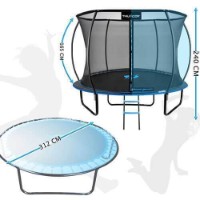 Батут Thunder Ultra 312cm Blue фото №3 — интернет-магазин Desire.md