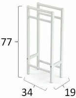 Полотенцесушитель Arredamenti Salvi White фото №2 — интернет-магазин Desire.md