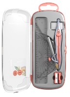 Compas pentru desen tehnic Erich Krause Pastel Bloom (56294)