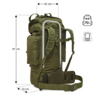 Rucsac Nils NC3901 Green imaginea #4 — magazin online Desire.md